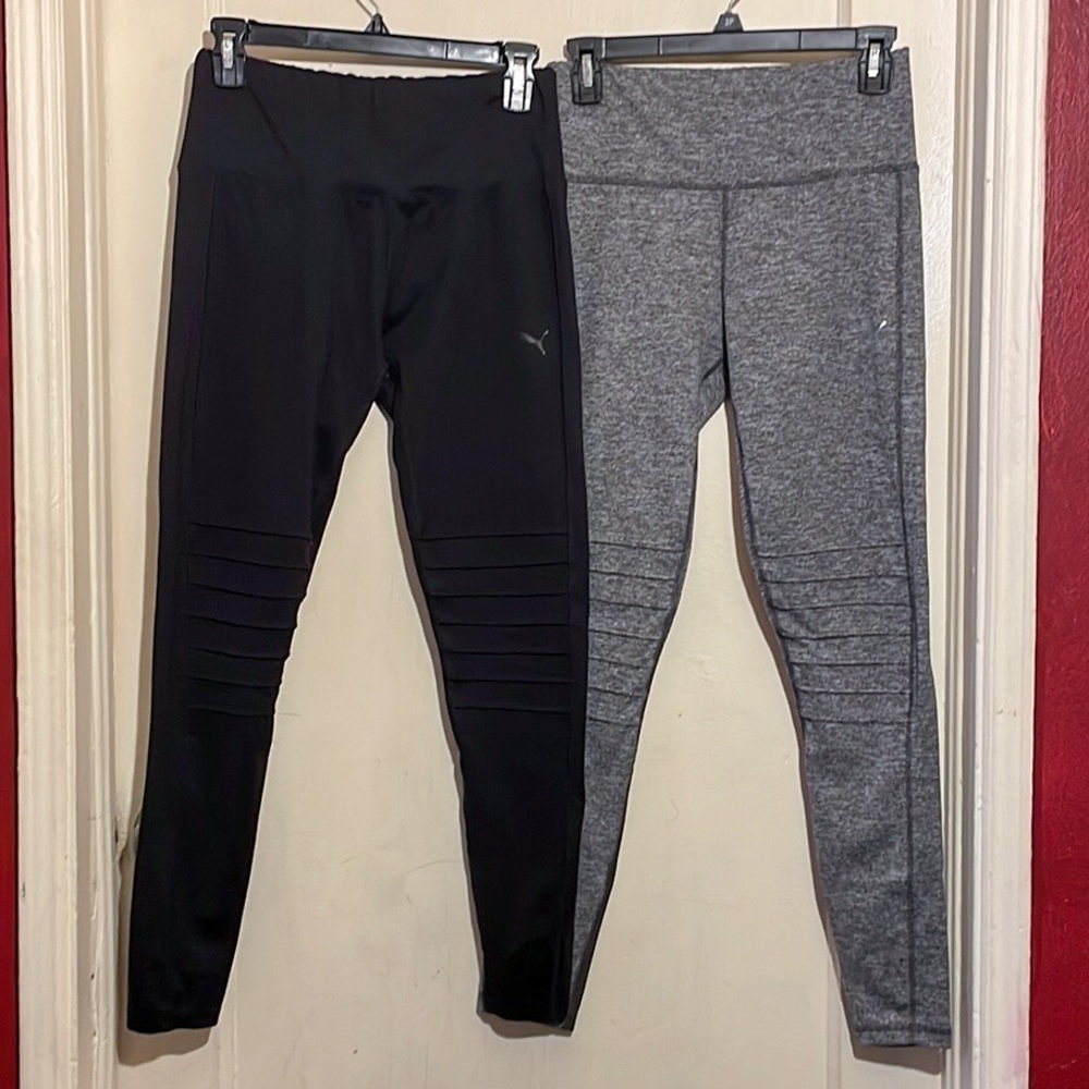 Puma Leggings Bundle (Black and Grey Leggings)